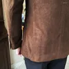 Costumes pour hommes mince veste en velours côtelet