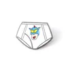 Spoof Creative Gift Crayon Xiaoxin Superman Underpants Japanese Animation Tongren Cartoon Decorative Badge Brosch