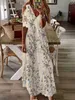 الفساتين غير الرسمية مصمم لباس النساء الصيف الجديد الدانتيل القصيرة المطبوعة فستان بوهيمي طويل بالإضافة إلى فساتين الحجم