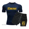 Herren Traursuits Sommeranzug modische Sportbekleidung Kurzärärmelte T-Shirt Sportshorts Casual Fitness-Training Jogging S-3xl