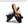 La riga della * Row 2023 Summer Nuovi pantofole di seta con tacchi bassi e un passo su Lazy Beach Muller Sandals Z7VA