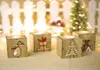 Kreative Weihnachtsholz Weihnachtsbaum Geschenkbox Brief Elch Kerzenhalter Kerzen Sie Tischlampe für Teelicht Dekoration 7x9cm5931584