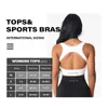 Rufg Active Underwear NVGTN Eclipse Naadloze beha Spandex Top Woman Fitness Elastic Breathable Breast Enhancement Leisure Sports Underwear D240508