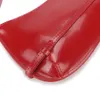 Yeni lüks tasarımcı çantalar baget çanta bisou ceinture kadın omuz çantası parlak deri hobo crossbody çantalar moda tote kırmızı mini altı koltuklu torba debriyaj cüzdan