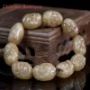 Esculturas China Cultura antigua de Hongshan Kava Stone Old Man Exquisito Estatuas de pulsera tallada a mano ET Sculpes pulsera de pulsera