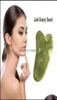 Mas Stones Gua Sha Set Natural Stone Green Jade Guasha Board Masr para Terapia SCRA Jades Rocks Rocks Health Beauty YTL6654382