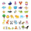 3PCSFridge Magnets 36Pcs/Set Cartoon Animal Magnets for Kids Learning Wooden Fridge Magnets for Children Toy Decorative Whiteboard Sticker