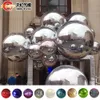 Navire gratuit gonflable miroir balle gonflable miroir sphères miroir ballon pour la fête de la fête