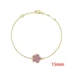 925 Sterling Sier Clover Bracelet For Women four leaf Bracelet luxury Jewelry 18K Gold plating Bangle lucky bracelet Chain jewelery Gift e8Ic#