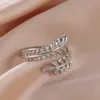 Bagues de mariage skyrim nouveau dans le blé oreilles anneau de feuilles boho en acier inoxydable or couleur ouverte anneaux 2024 bijoux tendance Valentin cadeau en gros