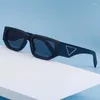 Sonnenbrille Mode Square Frauen hochwertige elegante Rechteck -Sonnenbrille Männer Klassische schwarze Brillen Oculos UV400