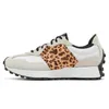 Tênis de corrida 327 Mulheres homens leopardo designer tênis tênis azul branco cinza moda de moda mulher mulher skateboard preto branco chaque -mar sapatos casuais