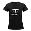 Polos Polos Tiesto Bird Logo T-shirt koszulki graficzne Koreańska moda lato top kobiety t