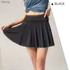 Jupes Cloud Hide Xs Sports Jolie High Waist Tennis Jupe Fitness Shorts Femmes Athletic Fast Dry Running Sport Skort Pocket Y240508