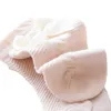 Chaussettes pour enfants Pudcoco Toddler bébé fille chaussettes de cheville douce chaussettes en coton mince chaussettes d'été avec arcs pour nourrissons 0-3t