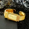 Gold Watch Women Fashion Bracelet Watch Dial Square Strap Strap Ladies Casual Quartz Clock Ladies Wristwatch