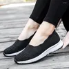 Casual Shoes Summer Women Vulcanized Mesh Breattable Sneakers glid på kvinnor Flats Loafers Boat Woman Zapatos Mujer