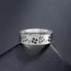 Anéis de casamento Skyrim Skyrim Stainless Stone Anel Gravado anel para homens homens 6mm de largura anéis de dedos casuais jóias do presente de casamento para amante