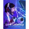 Zestawy słuchawkowe Mpow Iron Pro Wireless Gaming Head SHEFONY USB35mm z hałasem anulując mikrofon 3D dźwięk przestrzenny 20H Odtwarzanie odpowiedni dla PS5 i PS4 P J240508