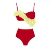 Women's Swimwear Fashion Split Sets Swimsuit Women Sexy Multicolor Lady Hawaii 2024 Summer Trend Holiday Female Clothes