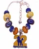 Charm Bracelets Drop Ship Yellow Blue Big Hole Beads Greek Poodle Sigma Gamma Rho Bracelet With Chain Fawn221491985