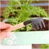 Andere Gartenbedarf 3PCS/Set Mini Gartenwerkzeuge Balkon einheimische Topf-Pflanze Blumenspatenschaufel Rake Graving Anzüge Drei-PI OT45P