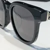 Gafas de sol polarizadas gruesas Plata negra nos vemos en té Gafas de sol diseñadores Gafas Sunens Sunnies Lunettes de Soleil UV400 Eyewear