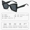 Óculos de sol vintage Tren colorido óculos de sol Butterfly Women for Female 2024 Luxury Brand Designer Sun Glasses Punk Popular Sexy Shades J240508