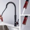 ALLE Kupfergussküchenarmatur Dual-Mode-Auslass Wasserkühlung und Erhitzen Dual Control Eingriff Design Waschbecken Wasserhahn Wasserhahn