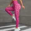 Leggings féminins 3D Leggings imprimés femmes leggings sans couture sexy léopard hauts high lift slim gym de gym
