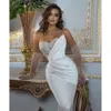 Sirène sans manches brillante robes de mariée élégantes Totage de tissu en tissu chérie Chapelle Roucaire amovible Remotique Made de taille plus sur mesure Vestidos de Novia