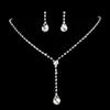 Brincos Colar Jóias de Cristal de Luxúria Jóias Conjunto de Água Diamante Vestido de Noiva Banqueto de Zircônia Colar Pingconteado Pingente de Chainos Acessórios para Mulheres J240508