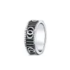 Fashion Band Ring 925 silverringar för kvinnor bröllopsringar män designer trendiga smycken bredd 4mm 6mm 231k
