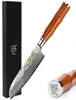 SUNLONG 5 pouces Santoku Knife Chef Couteaux Damas Damas Steel Knics Couteaux 67Laies japonaises Cleaver1394688