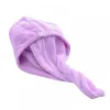 Serviettes Femmes cheveux longs Coiffes de cheveux rapides serviettes en microfibre douce serviettes de douche chapeaux de bain serviette pour femmes casquettes sèches coiffure dame turban tête