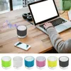 Portable Speakers Cell Phone Speakers New mini portable Bluetooth speaker color LED light USB cylindrical MP3 wireless audio subwoofer rechargeable smartphone WX