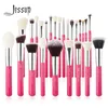 Make -up -Bürsten Jessup Make -up Pinsel Set 25 Professionelle Bürsten natürliche synthetische Basispulver gemischt mit Lidschatten T195 Q240507