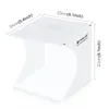 2 LED 20 cm Light Box Portable Fold Mini PO STUDIO 1100LM Pography Softbox Shothoy Namiot Pudełka 6 Kolor Tła 240506