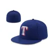 Rangers- T Letter Baseball Caps Band nieuwste Gorras Bones Mens Sports Letter Fashion Outdoors Sun Hat Full gesloten gepaste hoeden