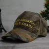 UPS Trump 2024 Donald Cap Camouflage Baseball Caps Party maakt Amerika weer geweldig