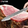 9 Inch Damascus Chef Knife Pro sharp Kitchen Knife Japanese VG10 Steel Cooking Knife Full-Tang Japanese Style Chef Knife