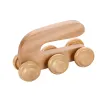 Prodotti manuale massaggiatore hemu cervicale vertebra fatta gamba rullo rullo massaggiatore rilassante bambù e strumento di martello da massaggio in legno