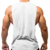 Men's Tank Tops Muscleguys Mens Gym Clothing Workout Tank Tops Fitness Bodybuilding Low Cut Armholes Vest Muscle Singlets Activewear Tanktop Y240507LRZQ