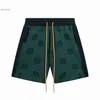 Designer di tendenze maschili e femminili Fashion Fashion Rhude Ethnic Anacaricato Jacquard Shorts Casual Shorts per uomo Capris High Street Womens