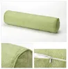 Travesseiros de rolo de pescoço de travesseiro para pernas yoga removível Memória lavável Função traseira Suporte Bolster cervical