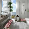 Tapis de salle de bain tapis de salle de bain rapide sans glissement du sol de salle de bain de salle de bain absorbant les tapis absorbants paillasson lavable pour toilette de douche toilettes
