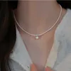 S925 Silver Concubine Neckain Collier de perles de grains pour femmes 2024 Nouvelle chaîne de cols de pendentif Luxury et niche