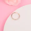 Clusterringe feiern Geschenk Me Pave Ring Rosgold Farbe Sterling Silber Schmuck Frau DIY Hochzeit Teil Make -up Accessoires