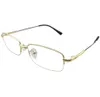 Lunettes à demi-jim classiques lecteurs de lunettes de lunettes pour hommes en lunettes de lune