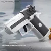 Sabbia gioca ad acqua divertente mini manuale per pistola acqua desertica aquila pistola sparare gioco combattimento giocattolo estate regalo per bambini all'aperto q240408